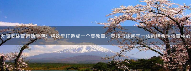 3377体育官网下载平台注册流程视频：大同市体育运动学院：将